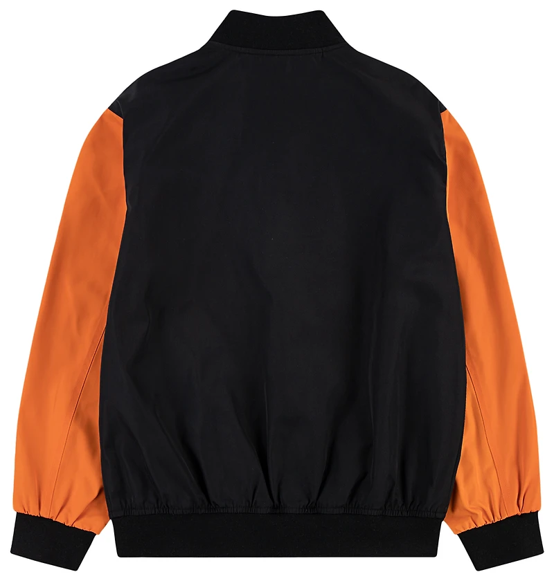 Jordan Boys HBR Varsity Jacket - Boys' Grade School Black/Starfish