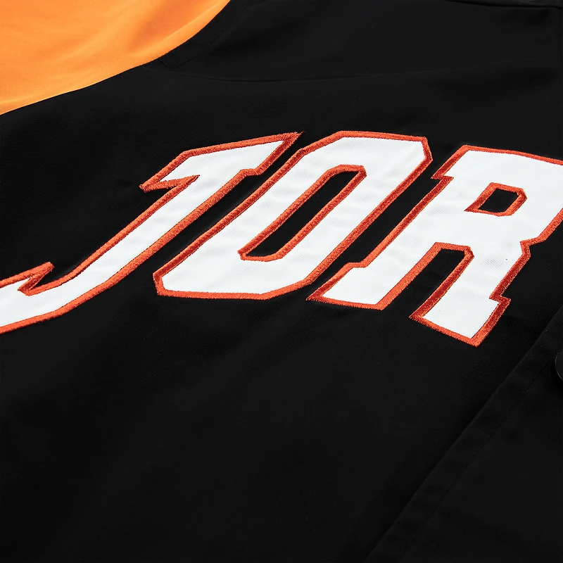 Jordan Boys HBR Varsity Jacket - Boys' Grade School Black/Starfish