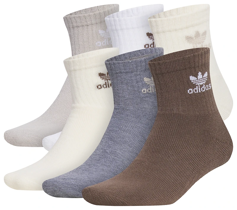adidas Originals Trefoil 6 Pack Quarter Socks