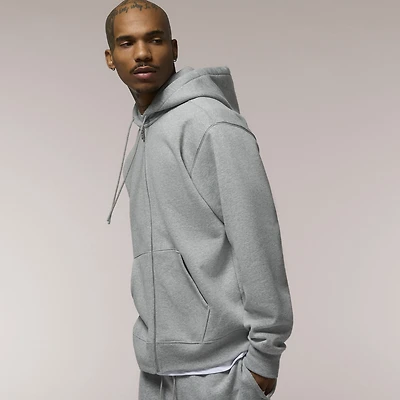 LCKR Chandail à capuchon en molleton avec glissière complète Phader - Pour hommes
