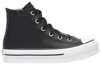 Converse Girls Chuck Taylor All Star Eva Lift Leather - Girls' Preschool Shoes Ivory/Black
