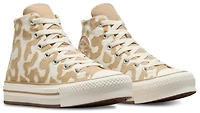 Converse Girls CTAS Eva Lift - Girls' Grade School Basketball Shoes Warm Quarry/Egret/Egret