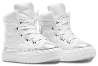 Converse Girls Chuck Taylor All Star Elements Boots High - Girls' Grade School Silver/Black/Barely Grey