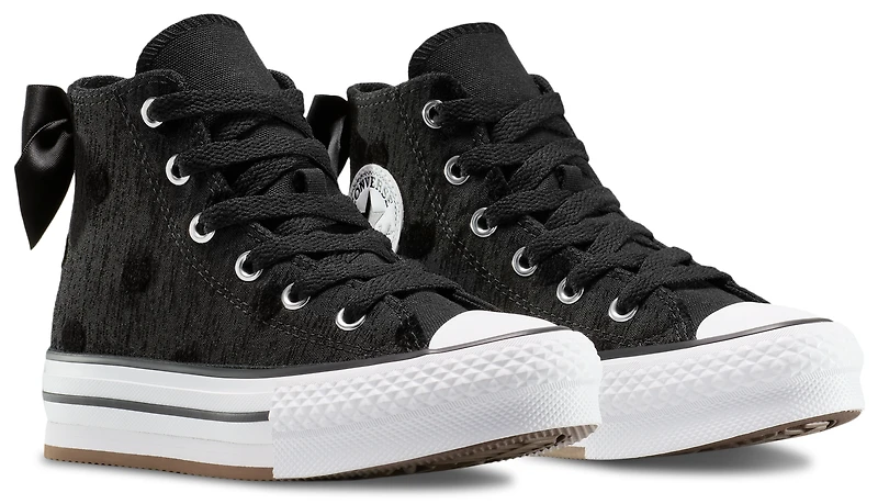 Converse Girls Chuck Taylor All Star EVA Lift Hi - Girls' Preschool Shoes Black/Black/White
