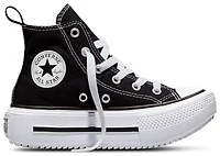 Converse Girls Chuck Taylor All Star Lift Double Stack - Girls' Preschool Shoes Black/White
