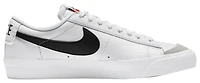 Nike Boys Blazer Low '77 - Boys' Grade School Shoes White/Black/Orange