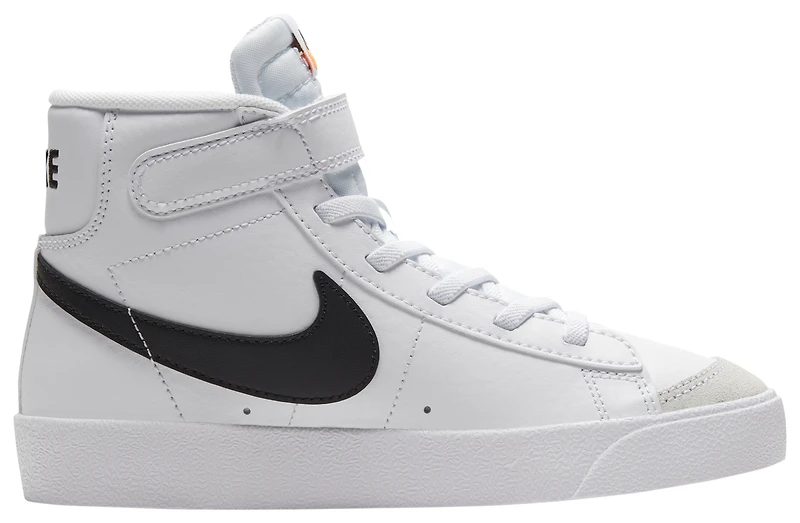 Nike Boys Nike Blazer Mid '77 - Boys' Preschool Basketball Shoes White/Black/Orange Size 11.0