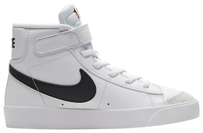 Nike Boys Nike Blazer Mid '77 - Boys' Preschool Basketball Shoes White/Black/Orange Size 11.0