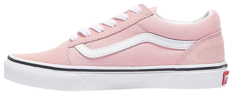 Vans Girls Old Skool - Girls' Grade School Shoes Pink/White