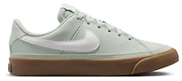 Nike Boys Court Legacy - Boys' Grade School Shoes Lt Silver/White/Gum Dk Brown