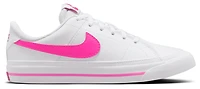 Nike Boys Court Legacy - Boys' Grade School Shoes White/Laser Fuchsia