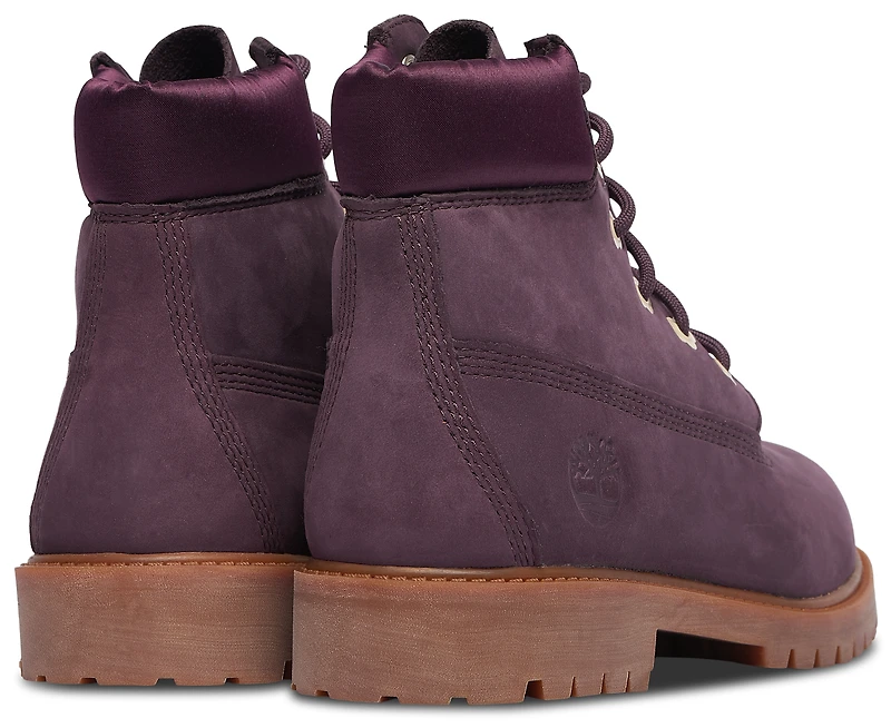 Timberland Girls Premium 6" Waterproof Boots - Girls' Grade School Purple/Black