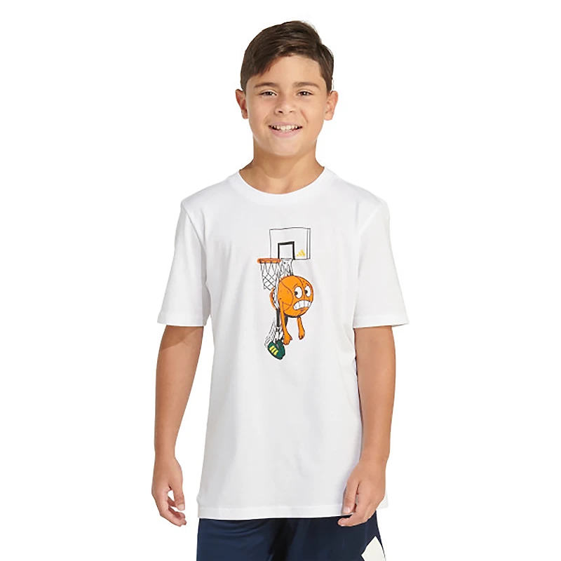 adidas Lil Stripe Graphic T-Shirt - Boys' Grade School