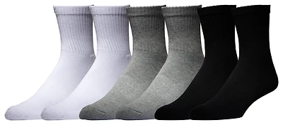 LCKR 6 Pack Basic Quarter Socks - Men's