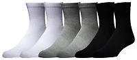 LCKR 6 Pack Basic Quarter Socks - Men's