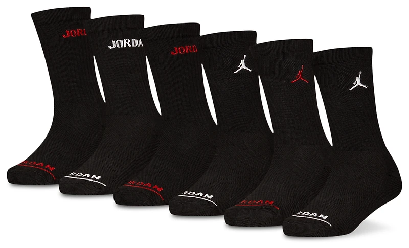 Jordan Legend Crew 6-Pack Socks - Boys' Grade School