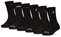 Jordan Legend Crew 6-Pack Socks - Boys' Grade School