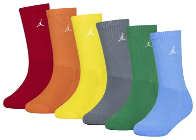 Jordan Legend Crew Socks 6-Pack - Boys' Grade School
