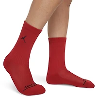 Jordan Boys Jordan Legend Crew 6-Pack Socks - Boys' Grade School Black/Red/White Size M