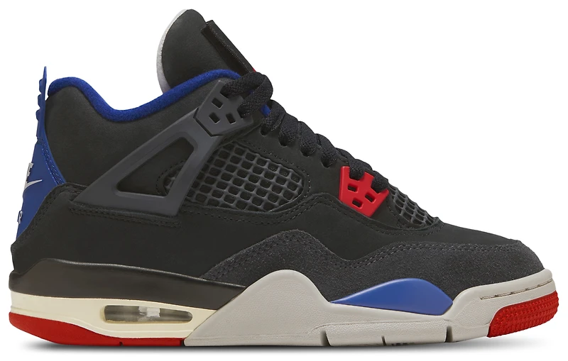 Jordan Boys AJ 4 Retro OG - Boys' Grade School Shoes Fire Red/Black/Deep Royal Blue