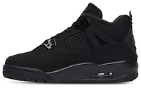 Jordan Boys Air 4 Retro Remastered - Boys' Grade School Basketball Shoes Black/Black/Light Graphite