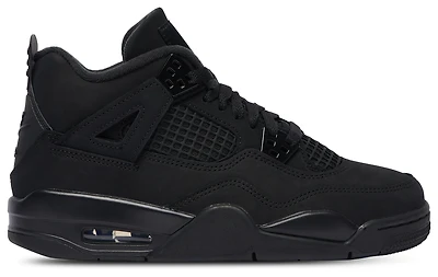 Jordan Boys Air 4 Retro Remastered - Boys' Grade School Basketball Shoes Black/Black/Light Graphite