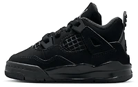 Jordan Boys Retro 4 Remastered - Boys' Toddler Shoes Black/Black/Light Graphite