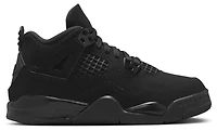 Jordan Boys AJ 4 Retro OG - Boys' Preschool Shoes Black/Black/Light Graphite