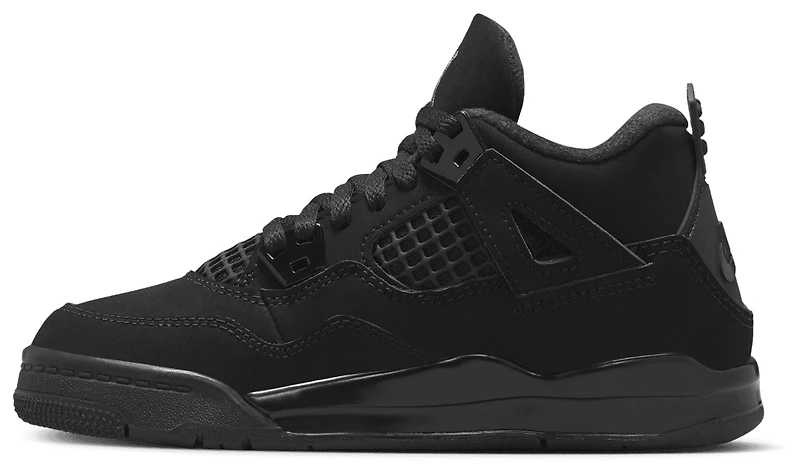 Jordan Boys AJ 4 Retro OG - Boys' Preschool Shoes Black/Black/Light Graphite