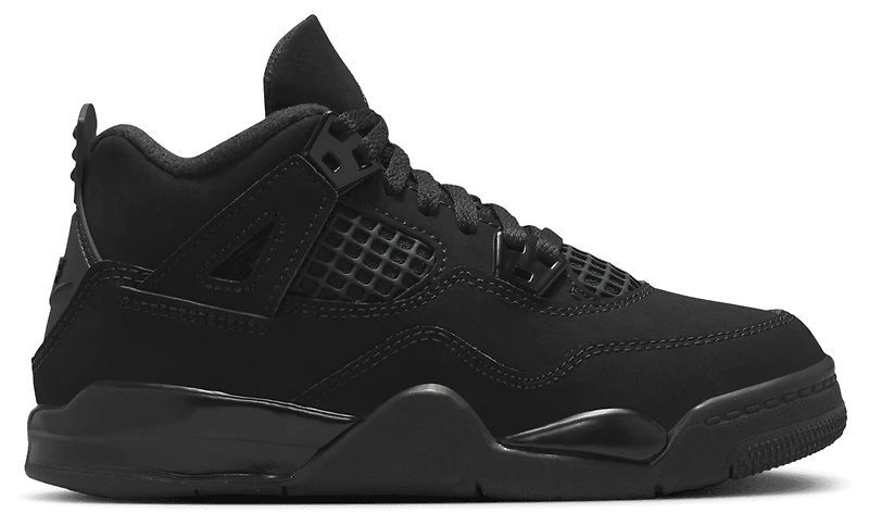Jordan Boys AJ 4 Retro OG - Boys' Preschool Shoes Black/Black/Light Graphite