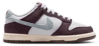 Nike Boys Dunk Low SE 1 - Boys' Grade School Basketball Shoes White/Glacier Blue/Burgundy Ash