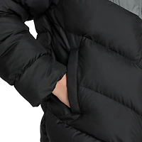 Nike Boys ADP Colorblock Puffer Jacket - Boys' Grade School Black/Grey