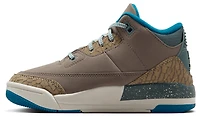 Jordan Boys Retro 3 UNI - Boys' Preschool Shoes Green Abyss/Khaki/Olive Grey