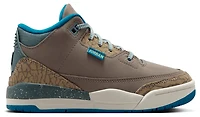 Jordan Boys Retro 3 UNI - Boys' Preschool Shoes Green Abyss/Khaki/Olive Grey