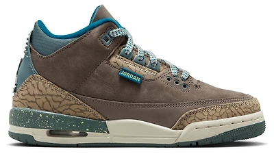 Jordan Boys Retro 3 - Boys' Grade School Shoes Blue/Brown/Beige