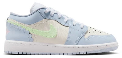 Jordan Girls AJ 1 Low SE Fem - Girls' Grade School Shoes Half Blue/Vapor Green/Sail