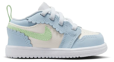 Jordan Girls AJ 1 Low ALT SE Fem - Girls' Toddler Shoes Half Blue/Vapor Green/Sail