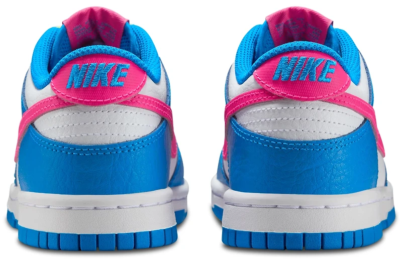 Nike Boys Dunk Low NA - Boys' Grade School Basketball Shoes Pink/Photo Blue