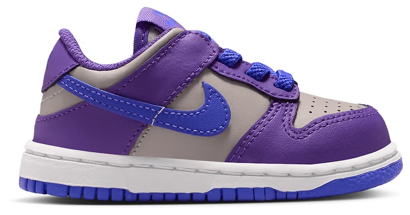 Nike Girls Nike Dunk Low - Girls' Toddler Shoes College Grey/Persian Violet/Wild Grape Size 06.0
