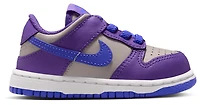 Nike Girls Nike Dunk Low - Girls' Toddler Shoes College Grey/Persian Violet/Wild Grape Size 06.0