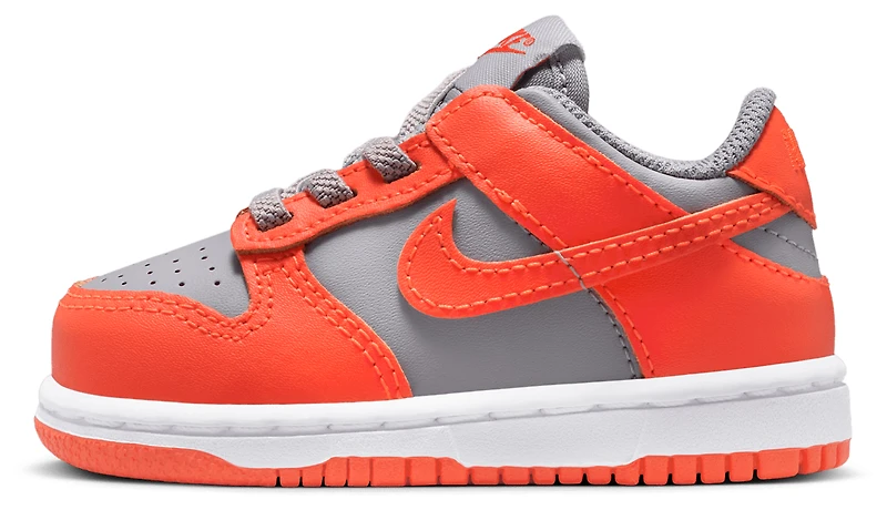 Nike Boys Dunk Low - Boys' Toddler Shoes Cement/Team Orange