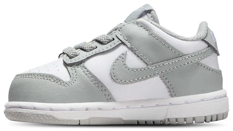 Nike Boys Dunk Low - Boys' Toddler Shoes White/Light Smoke Grey/White