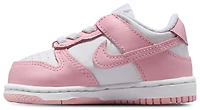 Nike Girls Dunk Low - Girls' Toddler Shoes White/Soft Pink