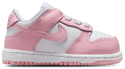 Nike Girls Dunk Low - Girls' Toddler Shoes White/Soft Pink