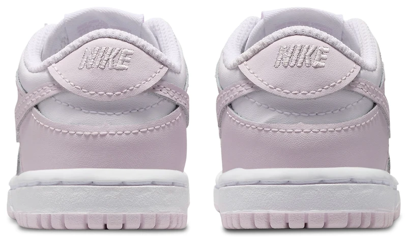 Nike Girls Dunk Low - Girls' Toddler Shoes White/Light Violet