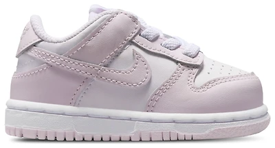 Nike Girls Dunk Low - Girls' Toddler Shoes White/Light Violet