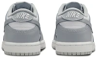 Nike Boys Dunk Low - Boys' Preschool Shoes White/Light Smoke Grey/White