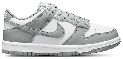 Nike Boys Dunk Low - Boys' Grade School Shoes White/Light Smoke Grey/White