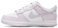 Nike Girls Dunk Low - Girls' Grade School Basketball Shoes White/Violet