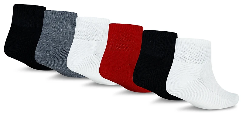 Jordan Everyday Essentials 6 Pack Quarter Socks - Boys' Grade School